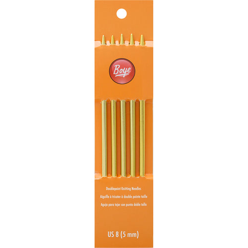 Boye Double Point Aluminum Knitting Needles 7"