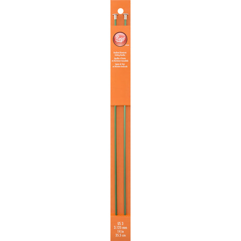 Boye Single Point Aluminum Knitting Needles 14"