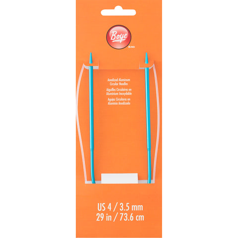 Boye Circular Aluminum Knitting Needles 29"