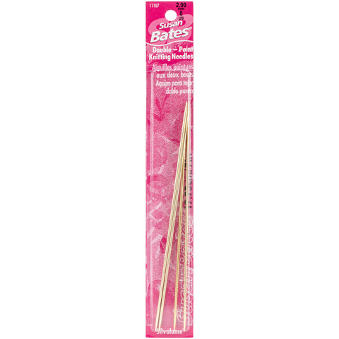 Silvalume Double Point Knitting Needles 7" 4/Pkg