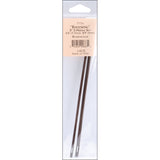 Lacis Knooking Rosewood Needles 8" 2/Pkg