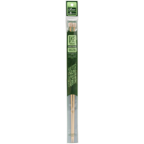 Takumi Bamboo Single Point Knitting Needles 13" To 14"