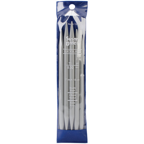 Quicksilver Double Point Knitting Needles 7" 5/Pkg