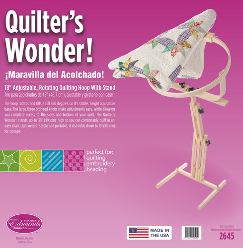 Frank A. Edmunds Quilter's Wonder Hoop & Floor Stand