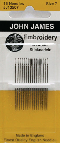 John James Embroidery Hand Needles