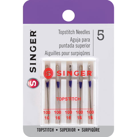 Singer Top Stitch Machine Needles 5/Pkg