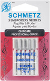 Schmetz Chrome Embroidery Machine Needles