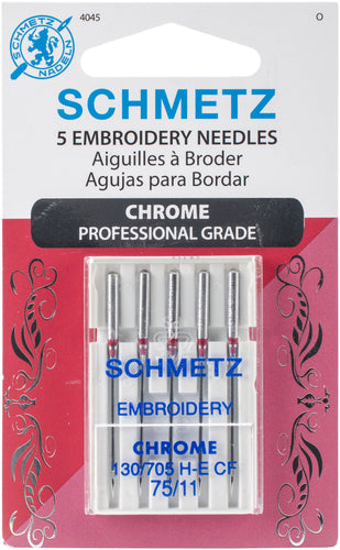 Schmetz Chrome Embroidery Machine Needles