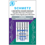 Schmetz Chrome Microtex Machine Needles