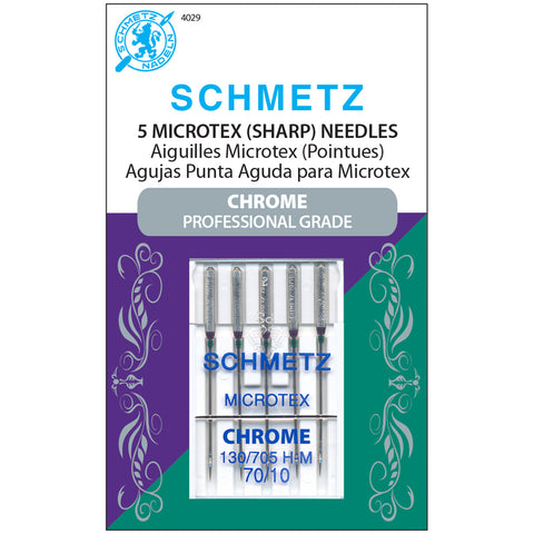 Schmetz Chrome Microtex Machine Needles