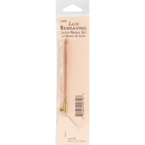 Lacis Reweaving Latch Needle Set W/Handle & Guide