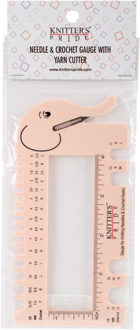 Knitter's Pride-Needle & Crochet View Sizer W/Yarn Cutter