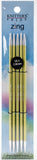 Knitter's Pride-Zing Double Pointed Needles 6"