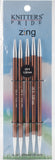 Knitter's Pride-Zing Double Pointed Needles 6"