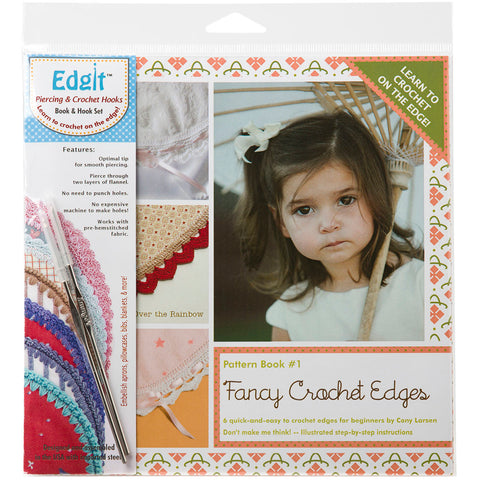 Ammees Babies Edgit Piercing Crochet Hook & Book Set