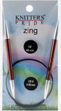 Knitter's Pride-Zing Fixed Circular Needles 16"