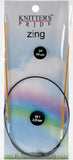 Knitter's Pride-Zing Fixed Circular Needles 24"
