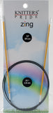 Knitter's Pride-Zing Fixed Circular Needles 32"