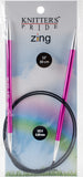 Knitter's Pride-Zing Fixed Circular Needles 32"