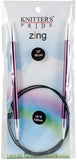 Knitter's Pride-Zing Fixed Circular Needles 32"