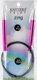 Knitter's Pride-Zing Fixed Circular Needles 32"