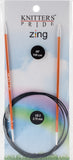 Knitter's Pride-Zing Fixed Circular Needles 40"