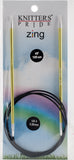 Knitter's Pride-Zing Fixed Circular Needles 40"