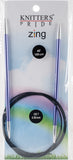 Knitter's Pride-Zing Fixed Circular Needles 40"
