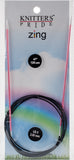 Knitter's Pride-Zing Fixed Circular Needles 47"