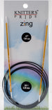 Knitter's Pride-Zing Fixed Circular Needles 47"