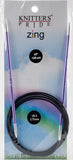 Knitter's Pride-Zing Fixed Circular Needles 47"