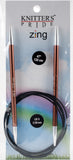 Knitter's Pride-Zing Fixed Circular Needles 47"