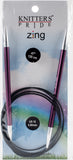Knitter's Pride-Zing Fixed Circular Needles 47"