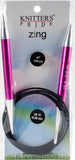Knitter's Pride-Zing Fixed Circular Needles 47"