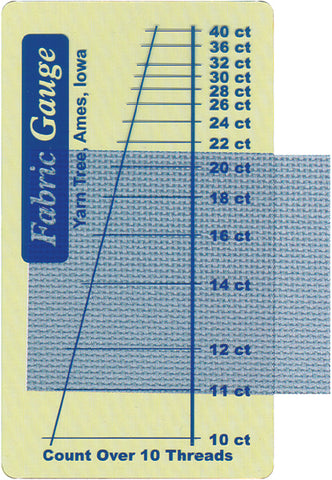 Yarn Tree Fabric Gauge 2"x3.5"