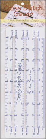Yarn Tree Cross Stitch Gauge 8"