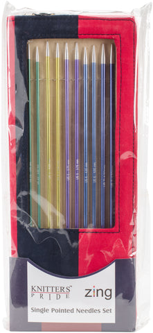 Knitter's Pride-Zing Straight Needles Set 10"