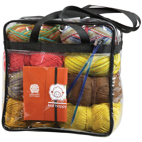 K1C2 Knit Happy Tote 12"X12"X6"