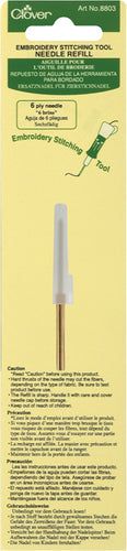 Clover Embroidery Stitching Tool Needle Refill