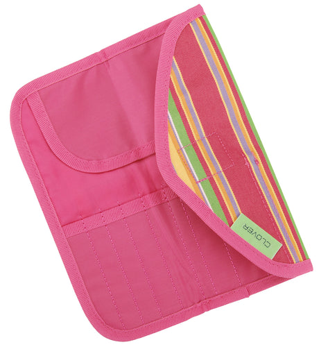 Clover Getaway Bamboo Crochet Hook Case