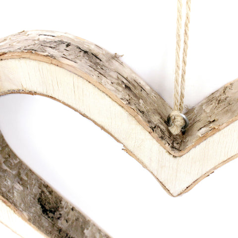 Large Hanging Bark Heart