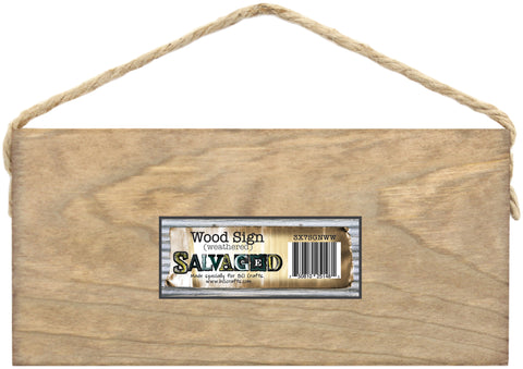 Salvaged Blank Wood Sign 3"X7"