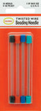 Colonial Needle Twisted Wire Beading Needles