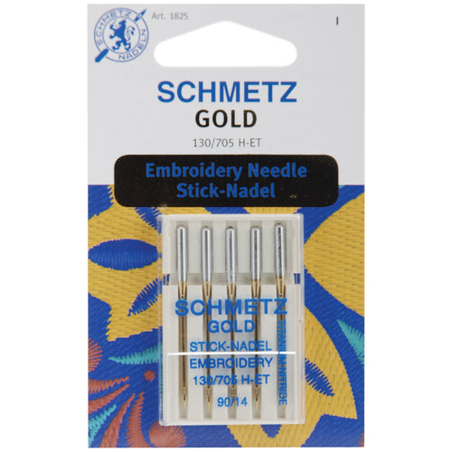 Schmetz Gold Embroidery Machine Needles