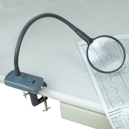 Carson MagniFlex Flexible Arm Lighted Hands-Free Magnifier