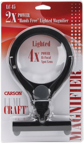 Carson LumiCraft Hands-Free Lighted Magnifier