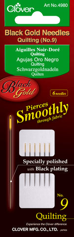 Clover Black Gold Quilting Needles