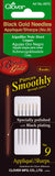 Clover Black Gold Applique/Sharps Needles