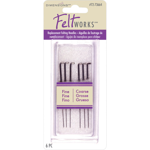 Dimensions Feltworks Replacement Felting Needles 6/Pkg