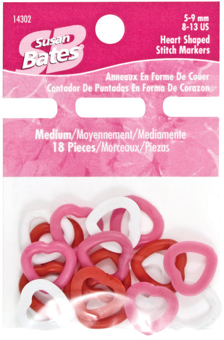 Susan Bates Heart Shaped Stitch Markers